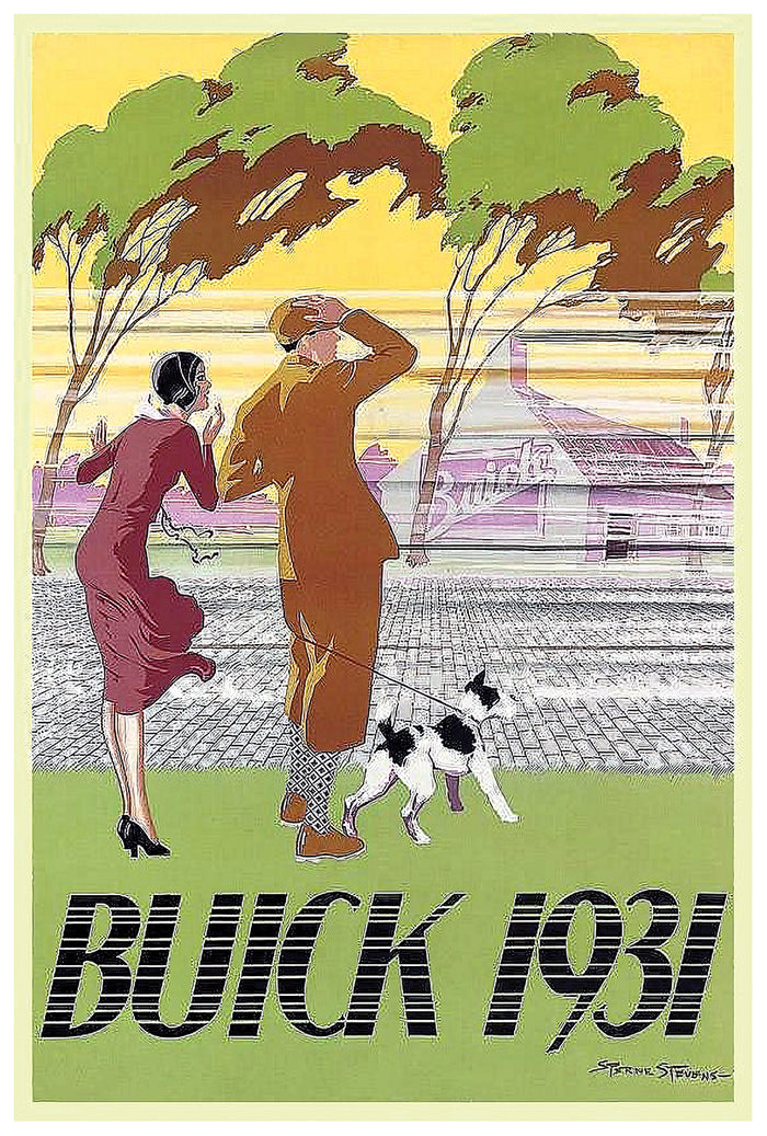 Buick 1931  - Vintage Automobile Racing Poster