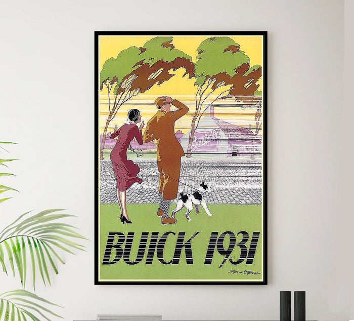 Buick 1931  - Vintage Automobile Racing Poster