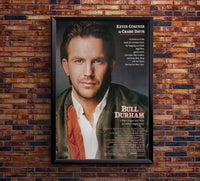 Bull Durham 1988 v2 - Kevin Costner - Vintage Classic Movie Poster