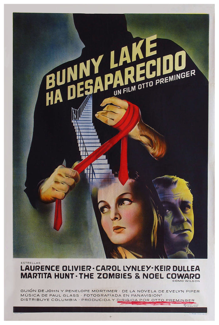 Bunny Lake Is Missing 1965 - Laurence Olivier - Argentina - Classic Movie Poster