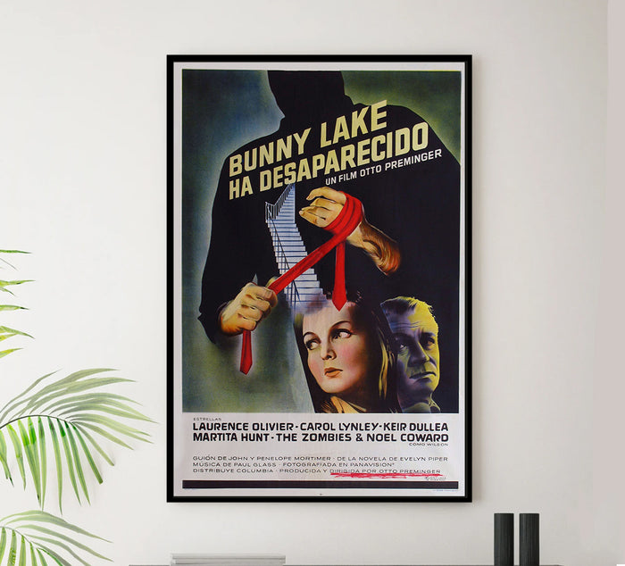 Bunny Lake Is Missing 1965 - Laurence Olivier - Argentina - Classic Movie Poster
