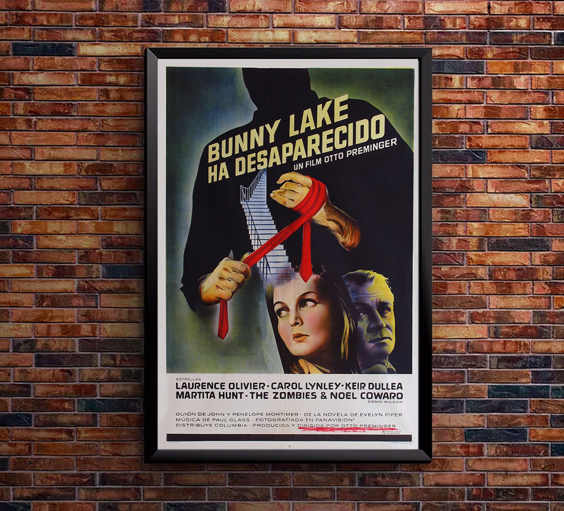 Bunny Lake Is Missing 1965 - Laurence Olivier - Argentina - Classic Movie Poster