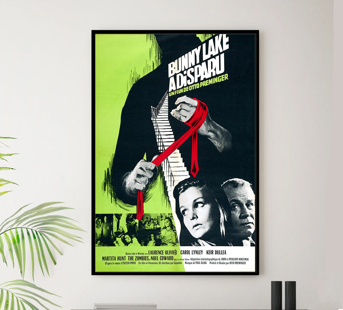 Bunny Lake Is Missing 1965 - Laurence Olivier - France  - Classic Movie Poster