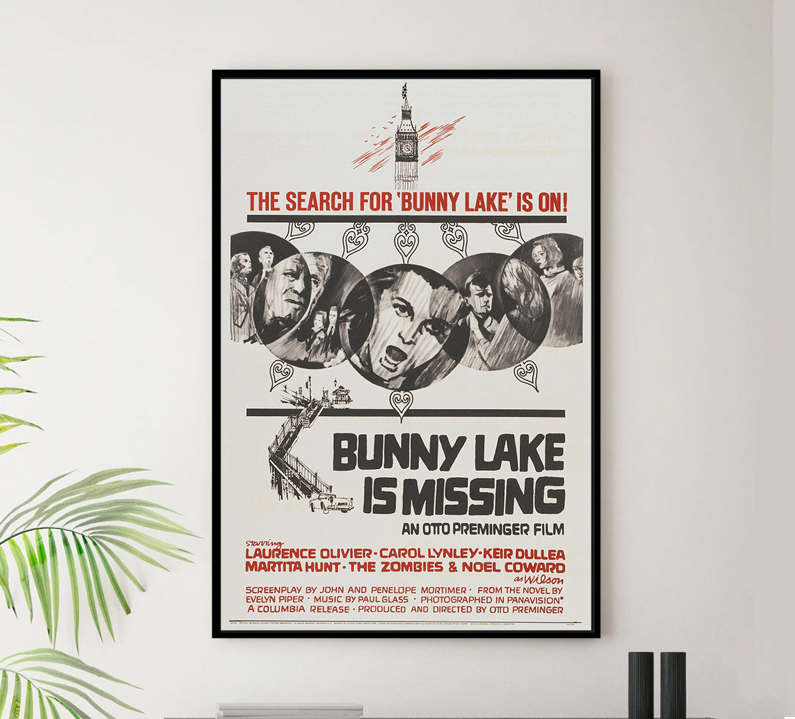 Bunny Lake Is Missing 1965 - Laurence Olivier - US 2 - Classic Movie Poster