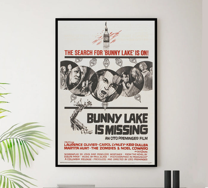 Bunny Lake Is Missing 1965 - Laurence Olivier - US 2 - Classic Movie Poster