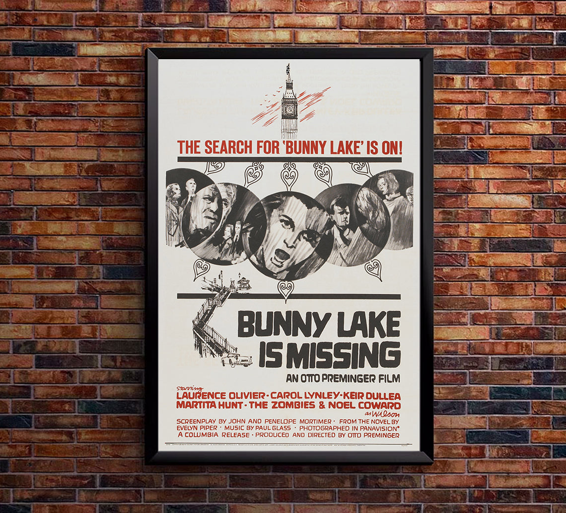 Bunny Lake Is Missing 1965 - Laurence Olivier - US 2 - Classic Movie Poster