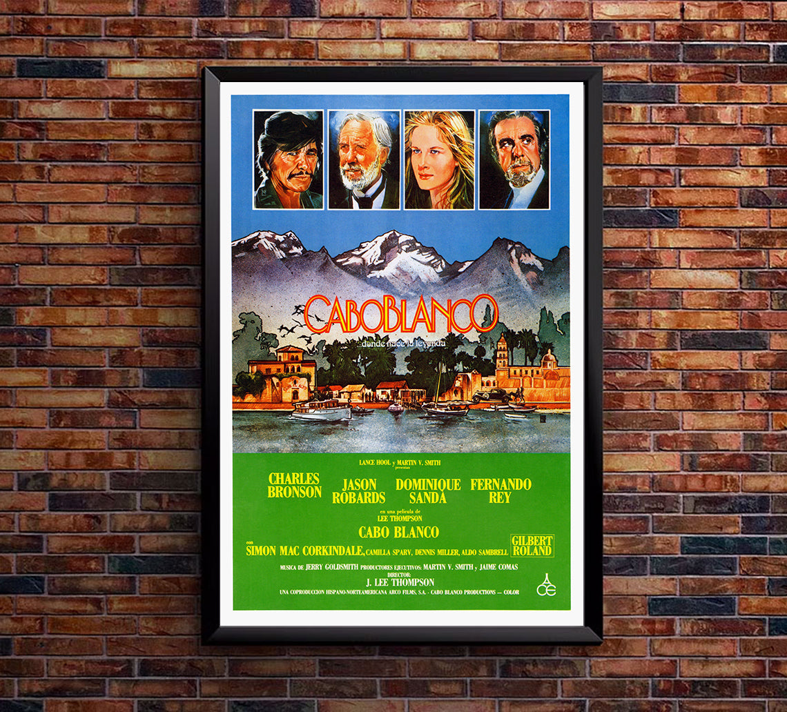 Cabo blanco 1980 - Charles Bronson - Spain - Classic Movie Poster