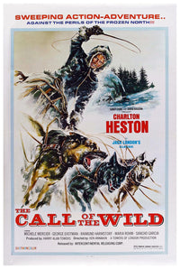 Call of the Wild 1972 - Charlton Heston - Vintage Classic Movie Poster