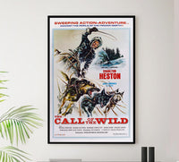 Call of the Wild 1972 - Charlton Heston - Vintage Classic Movie Poster