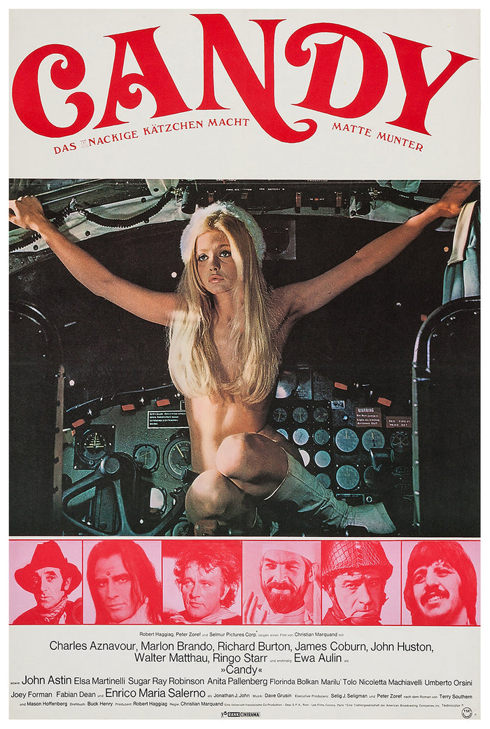 Candy 1968 - Richard Burton - Germany - Classic Movie Poster