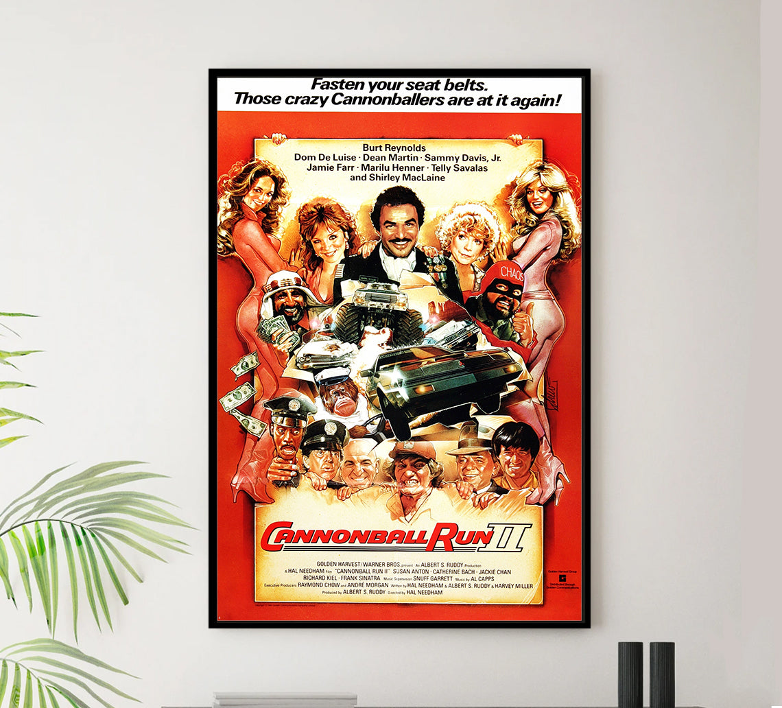 Cannonball Run 2 - 1984 v2 - Classic Movie Poster