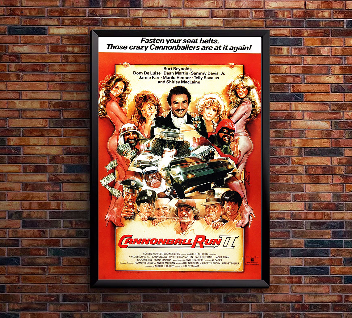 Cannonball Run 2 - 1984 v2 - Classic Movie Poster