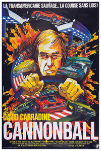 Cannonball! 1976 - French - Classic Movie Poster