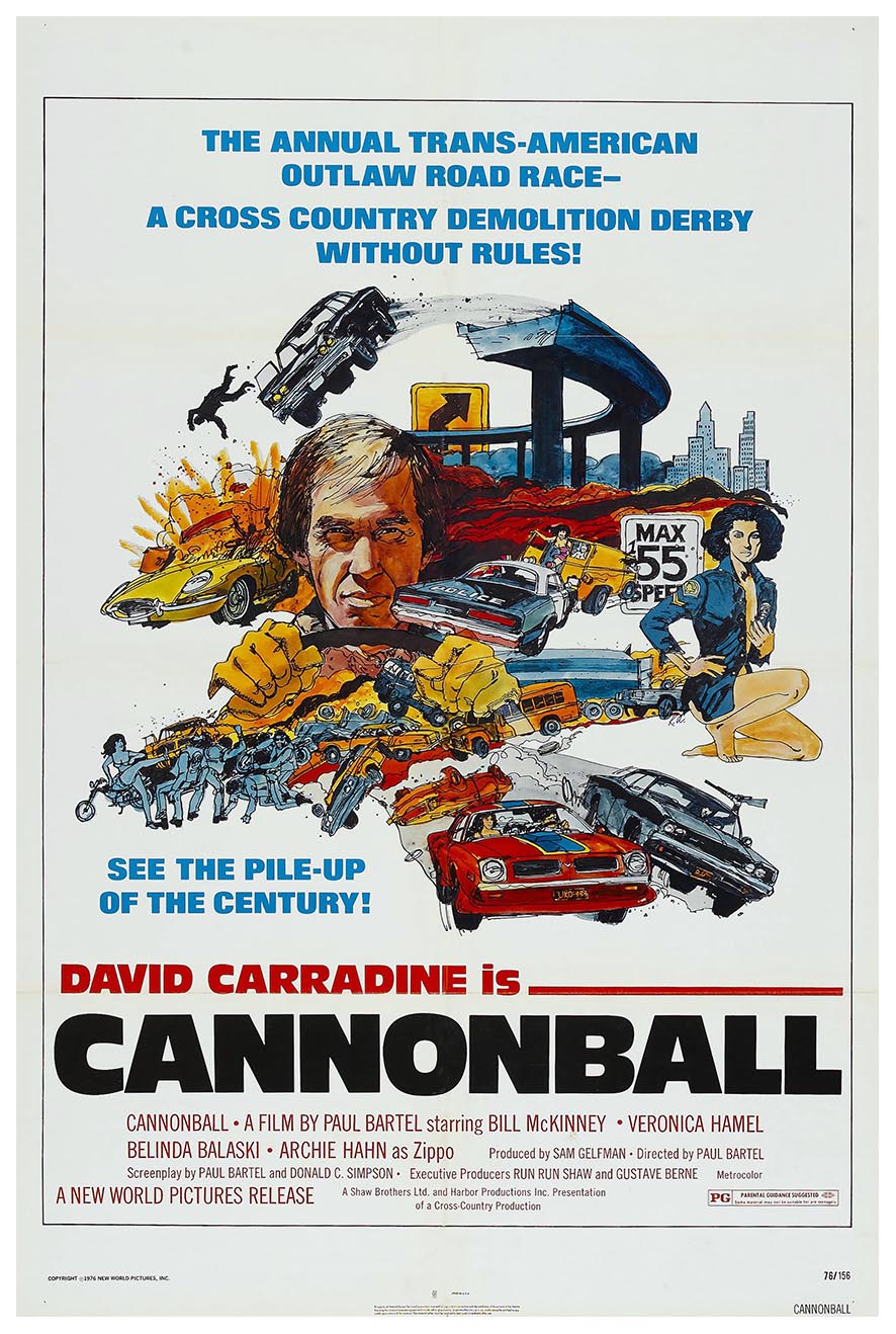 Cannonball! 1976 - Classic Movie Poster