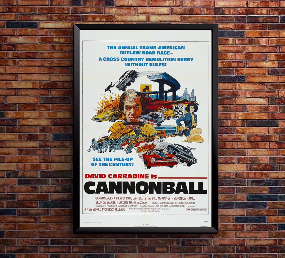 Cannonball! 1976 - Classic Movie Poster