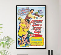 Captain Kidd and the Slave Girl 1954 - Vintage Pirate Classic Movie Poster