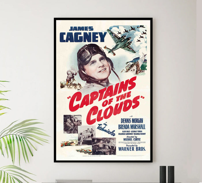 Captains of the Clouds 1942 - James Cagney - US - Classic Movie Poster
