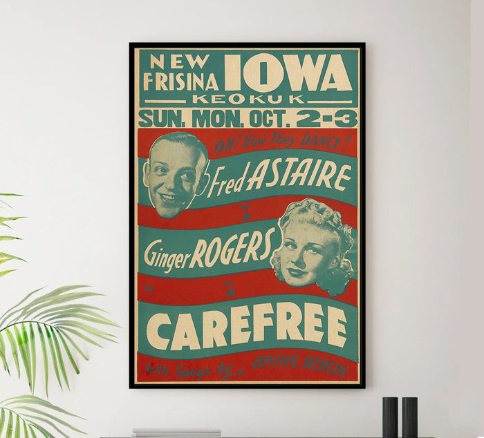 Carefree 1938 - US (2) - Classic Movie Poster