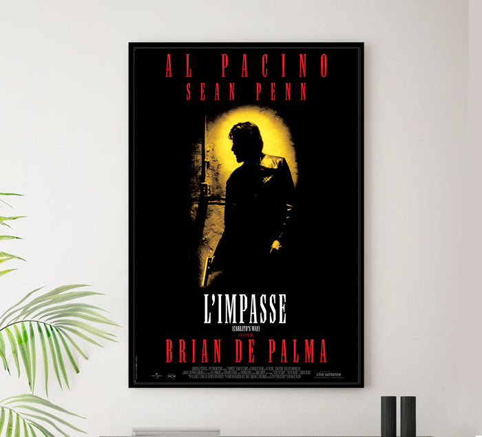 Carlito's Way 1993 - Al Pacino - France - Classic Movie Poster