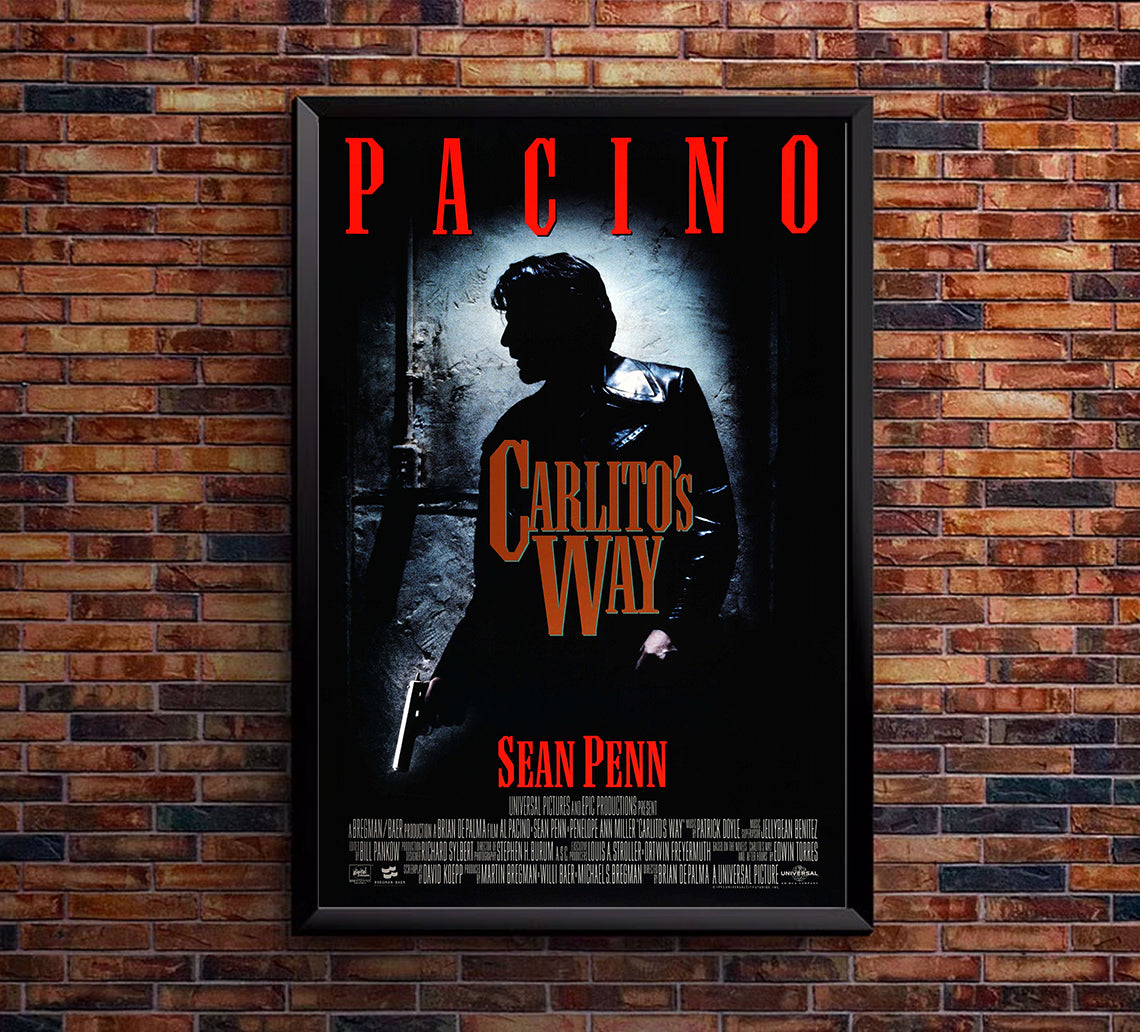 Carlito's Way 1993 - Al Pacino - US - Classic Movie Poster