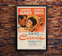 Carrie 1952 - Laurence Olivier - US - Classic Movie Poster