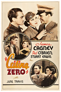 Ceiling Zero 1936 - James Cagney - US - Classic Movie Poster