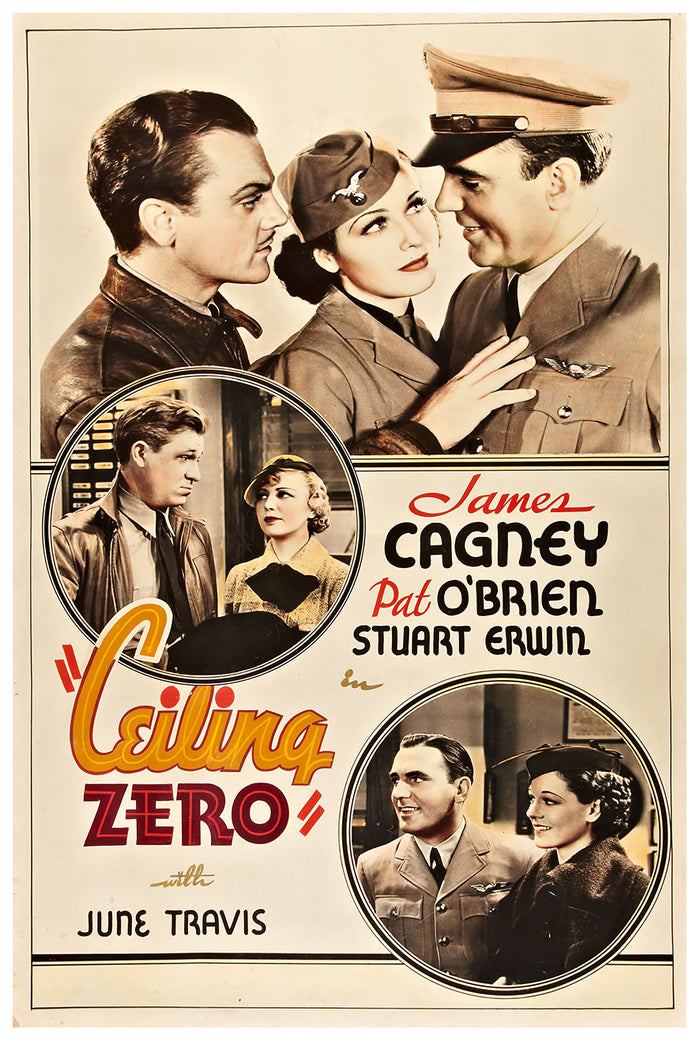 Ceiling Zero 1936 - James Cagney - US - Classic Movie Poster