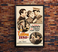 Ceiling Zero 1936 - James Cagney - US - Classic Movie Poster