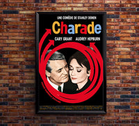 Charade 1963 - Cary Grant - France - Classic Movie Poster