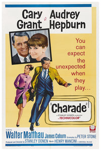Charade 1963 - Cary Grant - US - Classic Movie Poster