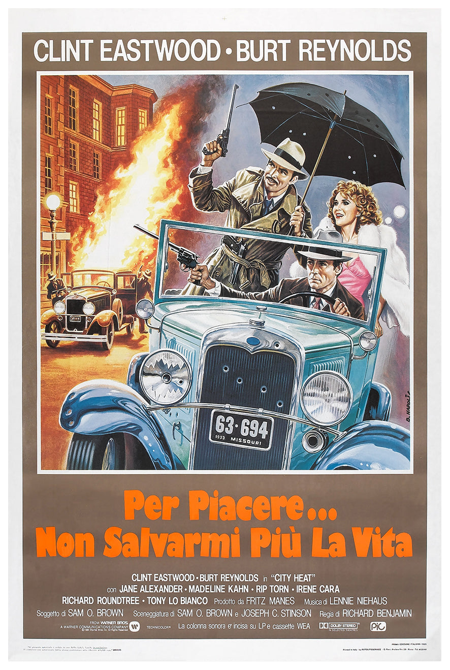 City Heat 1984 - Italian - Classic Movie Poster