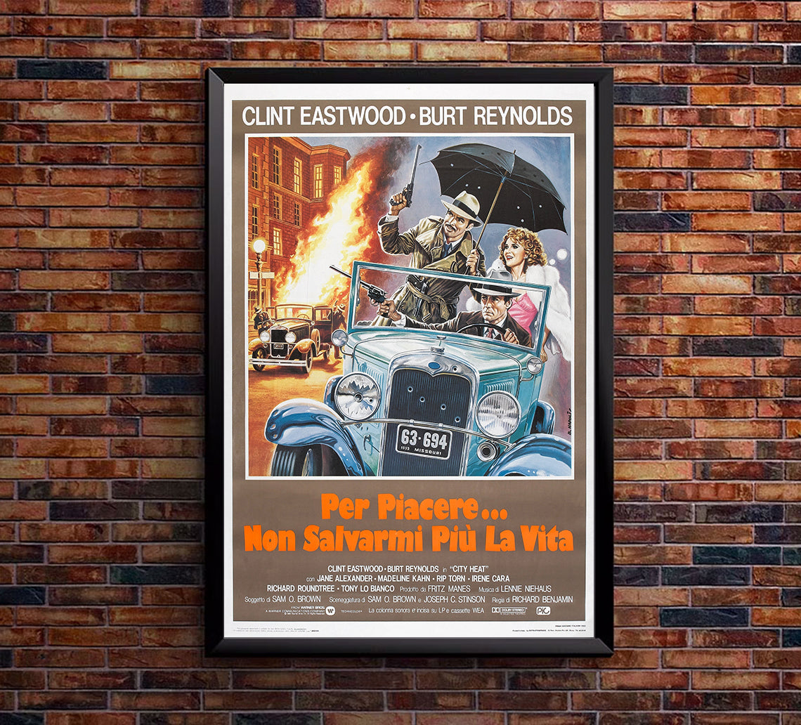 City Heat 1984 - Italian - Classic Movie Poster