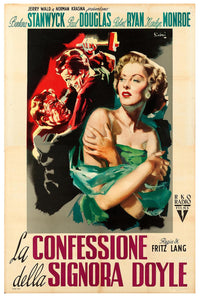 Clash by Night 1952 - Italian - Vintage Classic Movie Poster