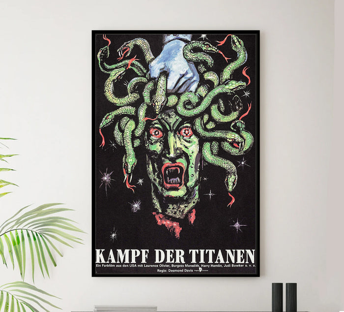 Clash of the Titans 1981 - Laurence Olivier - Germany - Classic Movie Poster