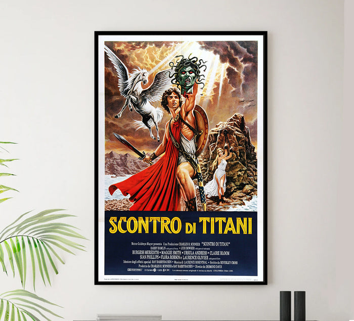 Clash of the Titans 1981 - Laurence Olivier - Italy - Classic Movie Poster