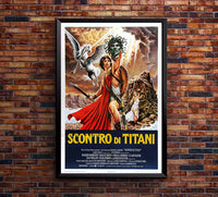 Clash of the Titans 1981 - Laurence Olivier - Italy - Classic Movie Poster