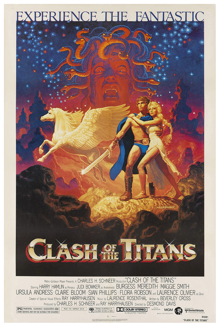 Clash of the Titans 1981 - Laurence Olivier - US 2 - Classic Movie Poster