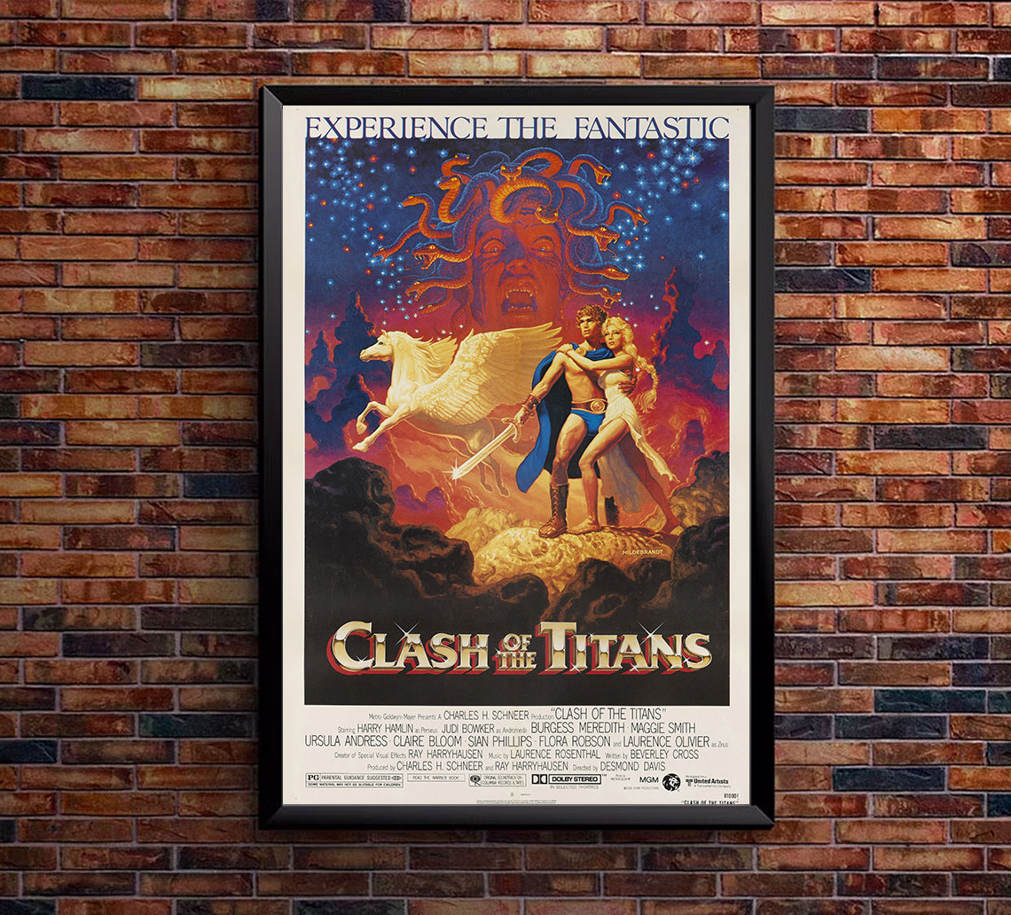 Clash of the Titans 1981 - Laurence Olivier - US 2 - Classic Movie Poster