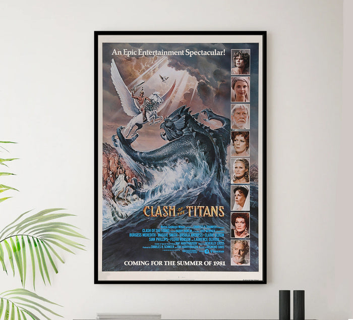 Clash of the Titans 1981 - Laurence Olivier - US - Classic Movie Poster