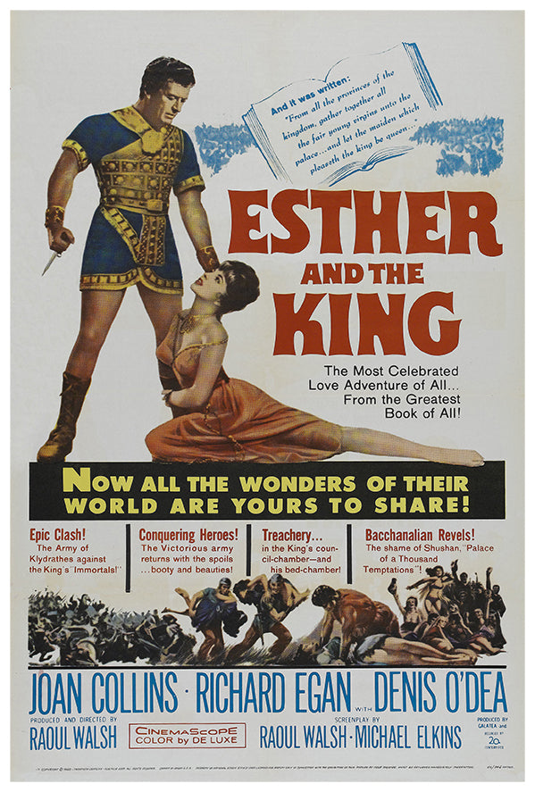 Esther and the King - 1960 - Vintage Movie Poster