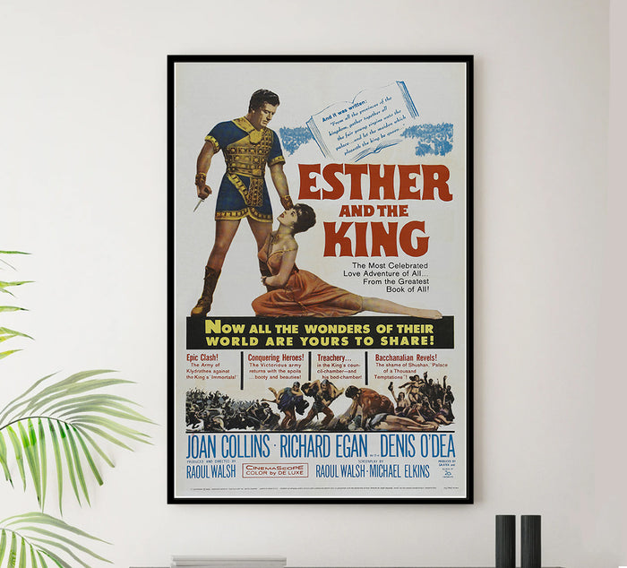 Esther and the King - 1960 - Vintage Movie Poster