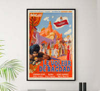 The Thief of Bagdad 1940 - French - Vintage Movie Poster