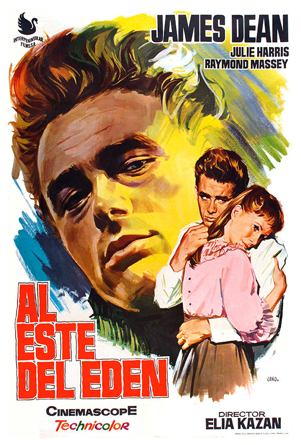 East of Eden- James Dean - 1955 - Italian - Vintage Movie Poster