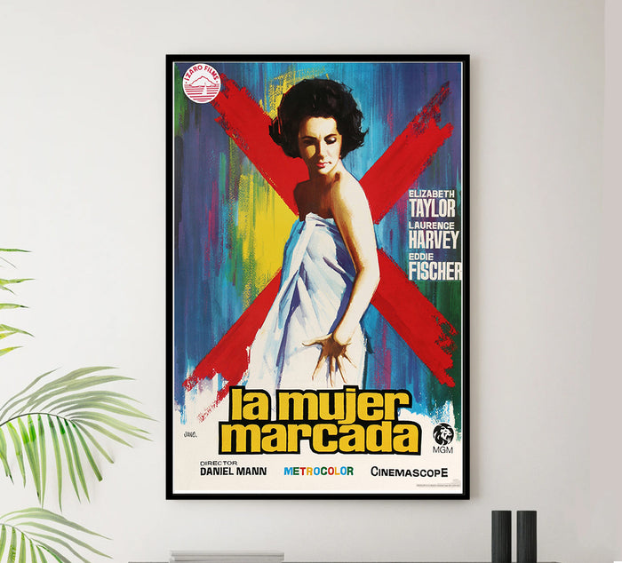 Butterfield 8 - Elizabeth Taylor - 1960 - Spanish - Vintage Movie Poster