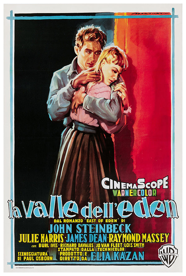 East of Eden - James Dean - 1955 - French v2 - Vintage Movie Poster