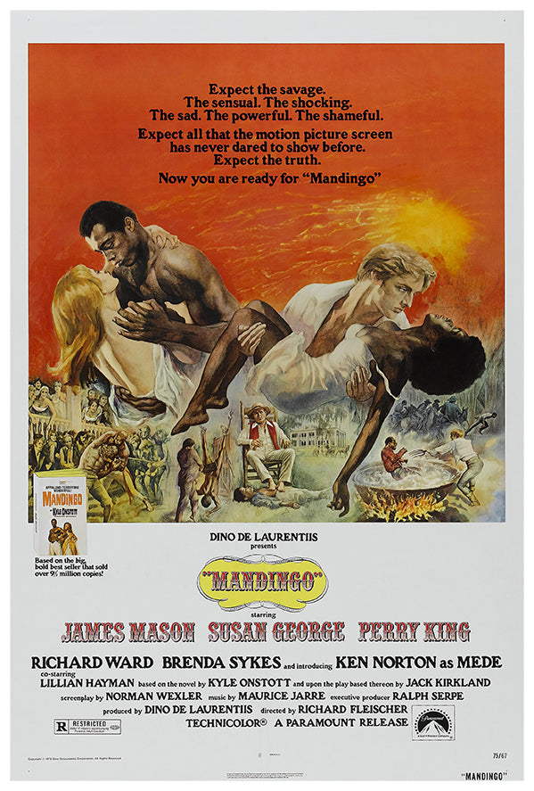 Mandingo - 1975 - Vintage Movie Poster