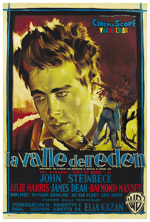 East of Eden- James Dean - 1955 - French v1 - Vintage Movie Poster