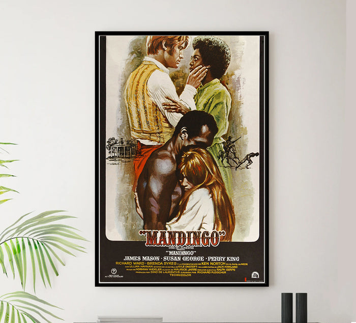 Mandingo - 1975 - Spanish - Vintage Movie Poster