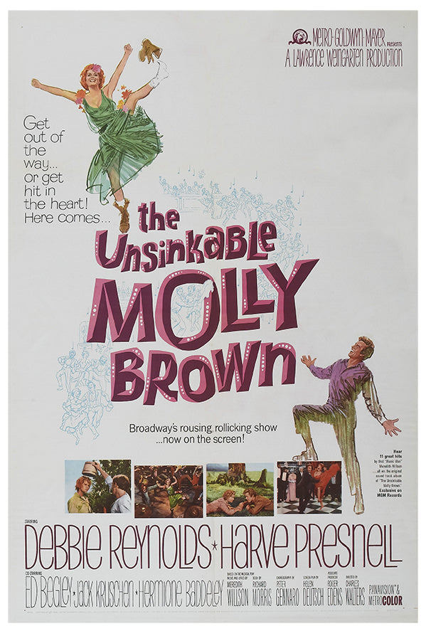 The Unsinkable Molly Brown - 1964 - Vintage Movie Poster