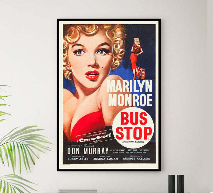 Bus Stop -Marilyn Monroe - 1956 v2 - Vintage Movie Poster